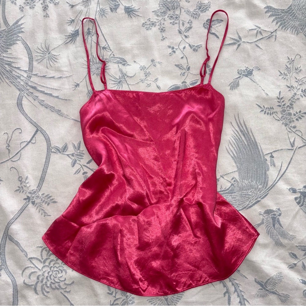 Babaton | BENJI Camisole Blouse - Fuchsia Pink